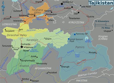 what region is tajikistan